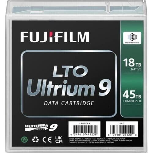 Fuji LTO9 Tape Cartridge (100 Pack) #16659047 Ultrium 45TB - NEW