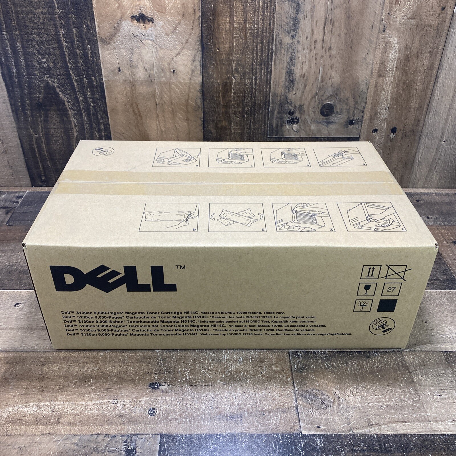 Brand New Dell H514C Magenta High Yield  Toner Cartridge *3130cn  9000 Pages