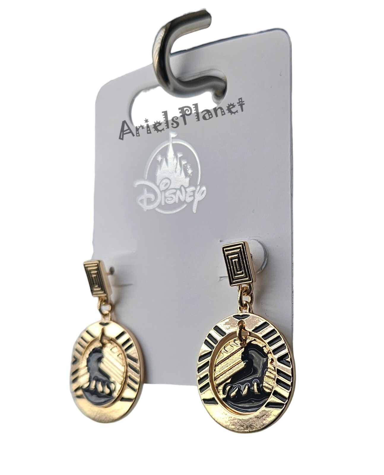 Disney Parks The Lion King Gold Toned Dangling Earrings