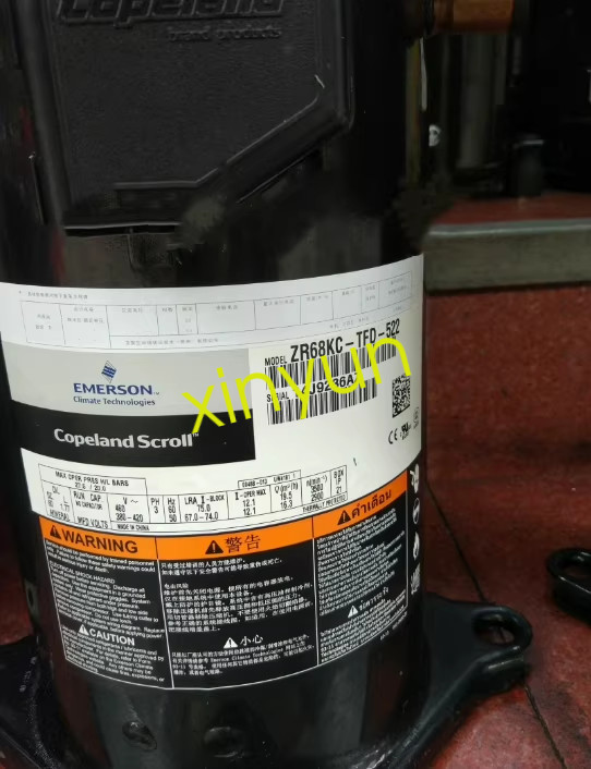 1PCS EMERSON Copeland compressor ZR68KC-TFD-522 new via FedEx or DHL