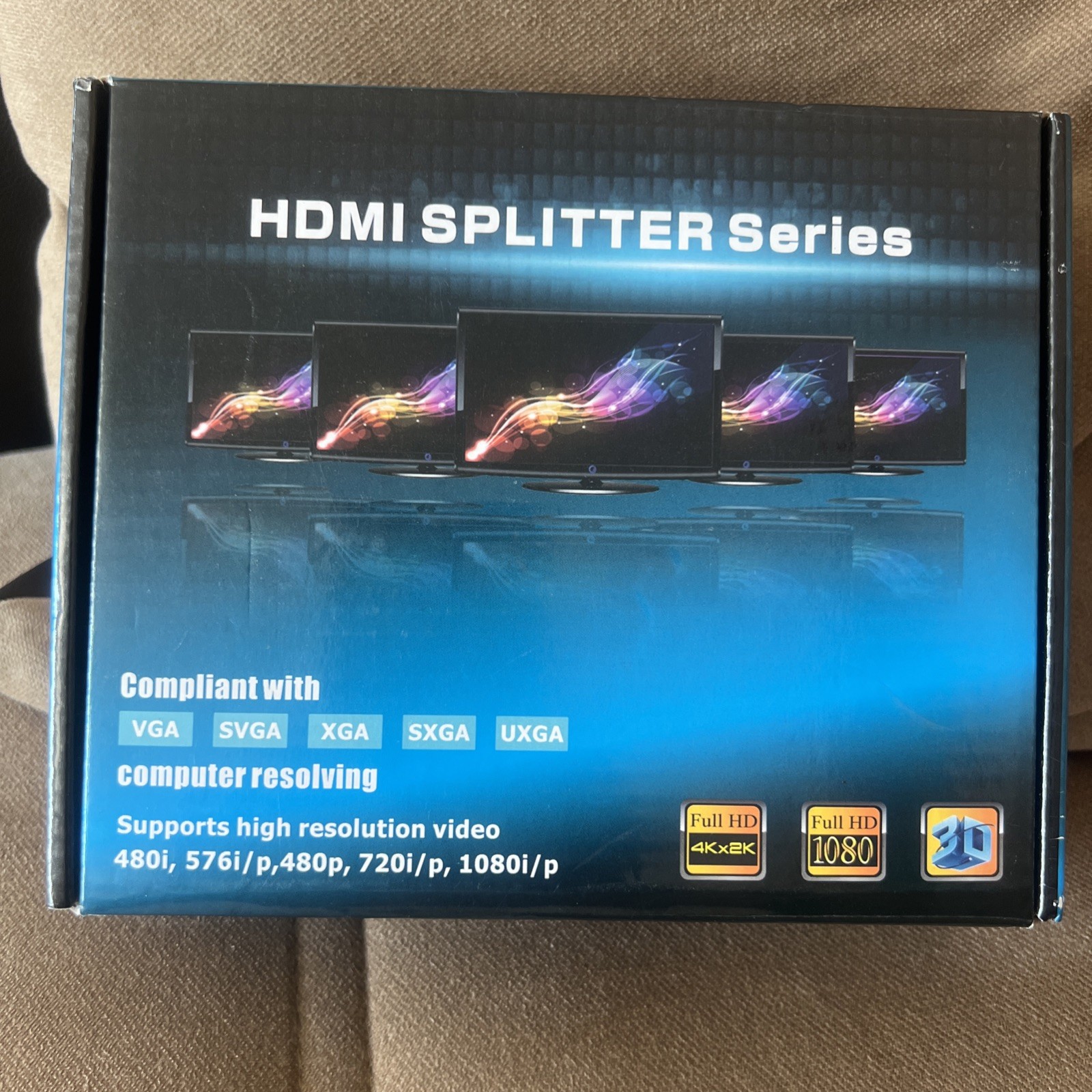 HDMI Splitter 1 In 4 Out 4K UHD HD 1080P 4-Port Repeater Splitter Amplifier 1x4