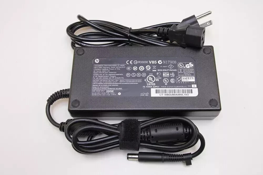 Genuine HP 200W 7.4mm AC Adapter Charger Power Supply 19.5V HSTNN-DA24 OEM