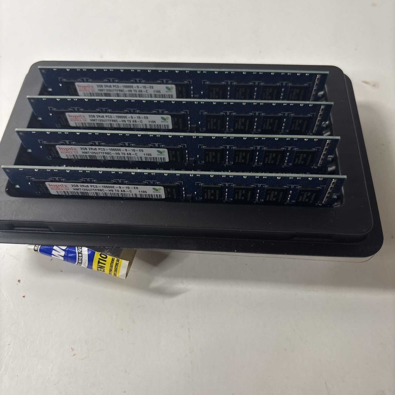 4x 2GB (8gb) OWC Hynix SDR Memory 2Rx8 PC3-10600E-9-10-EO  HMT125SU7TFR8C-H9 
