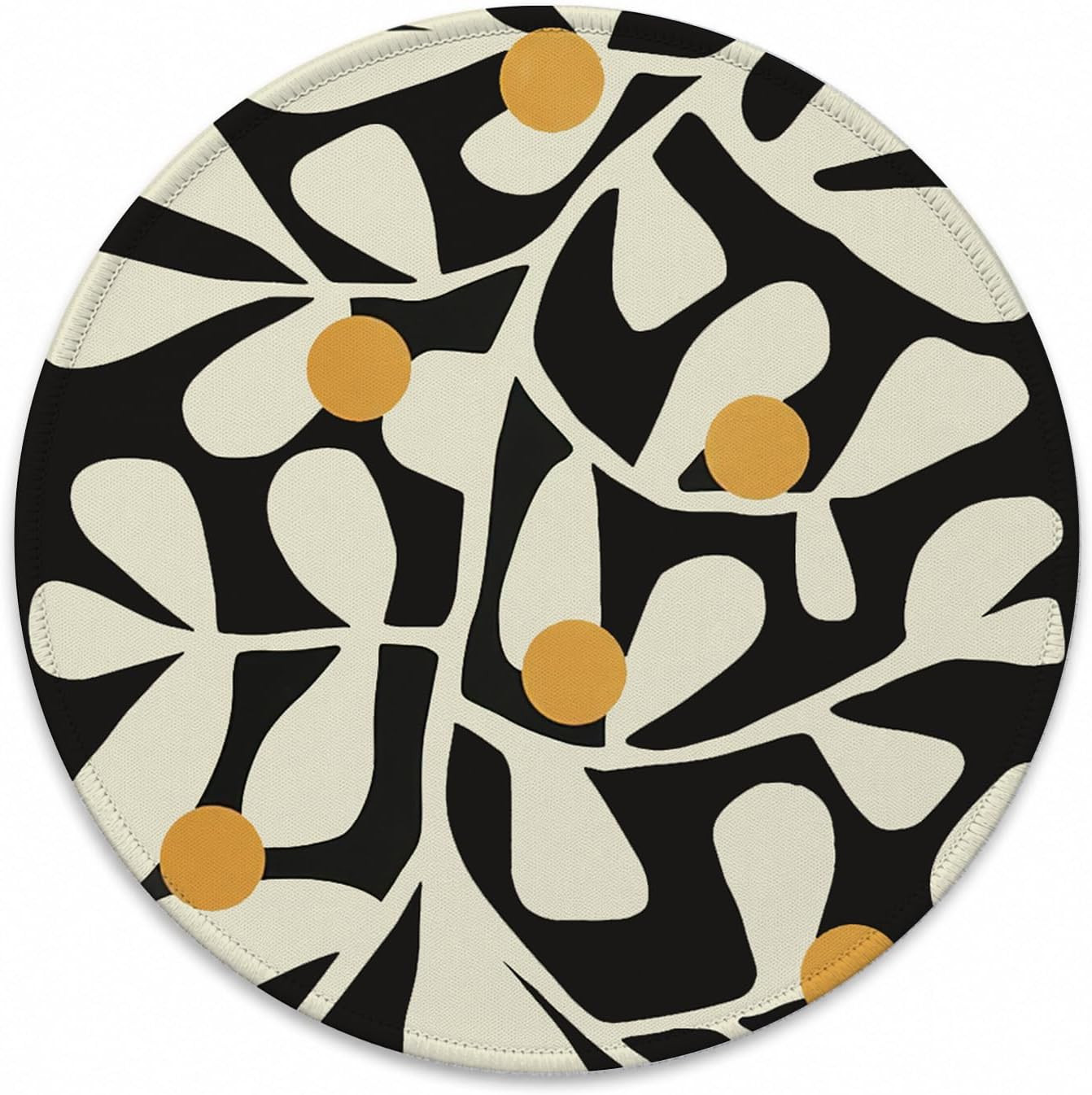 Abstract Matisse Art Groovy Botanical Floral Small Mouse Pad 7.9X7.9 Inches,Wash