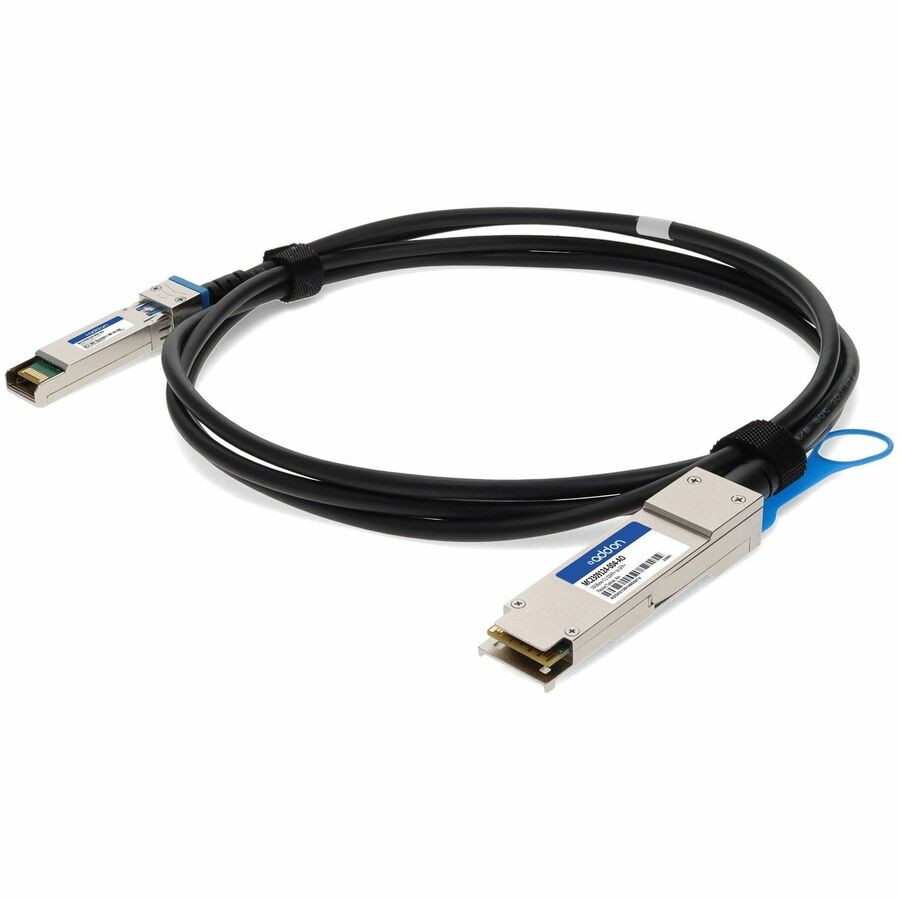 AddOn Mellanox MC2309124-004 Compatible TAA Compliant 10GBase-CU QSFP+ to SFP+