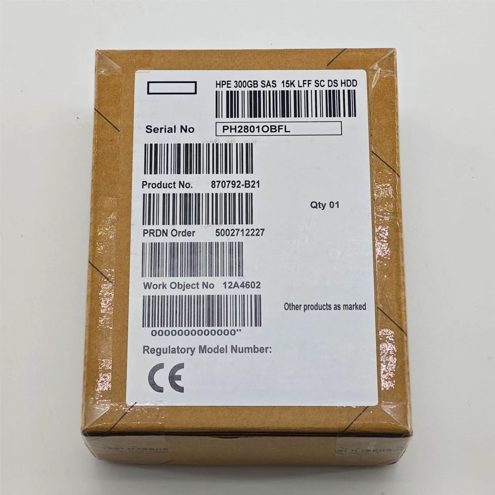 HPE 300GB 870753-B21 870792-001 15K 12GB/s SFF 2.5" SAS SC DS HDD HARD DRIVE US