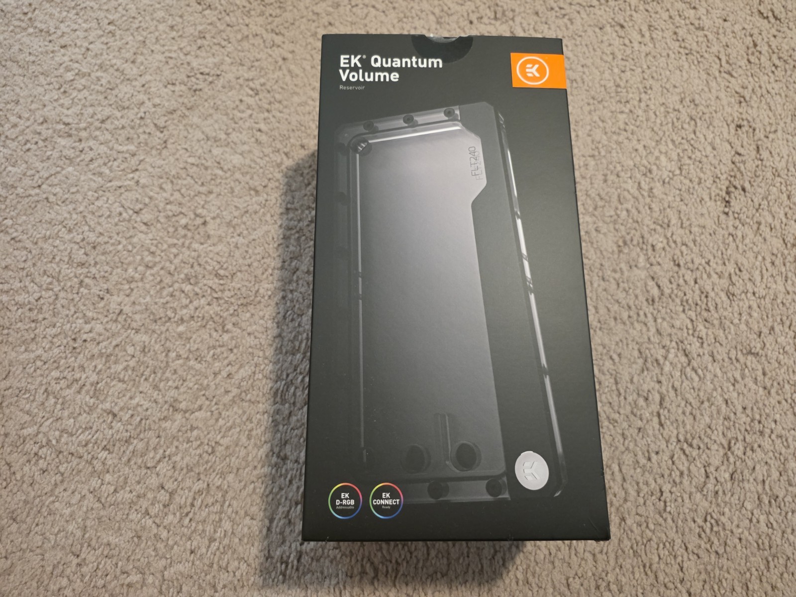 EKWB EK-Quantum Volume FLT 240 Reservoir, Digital RGB, Plexi