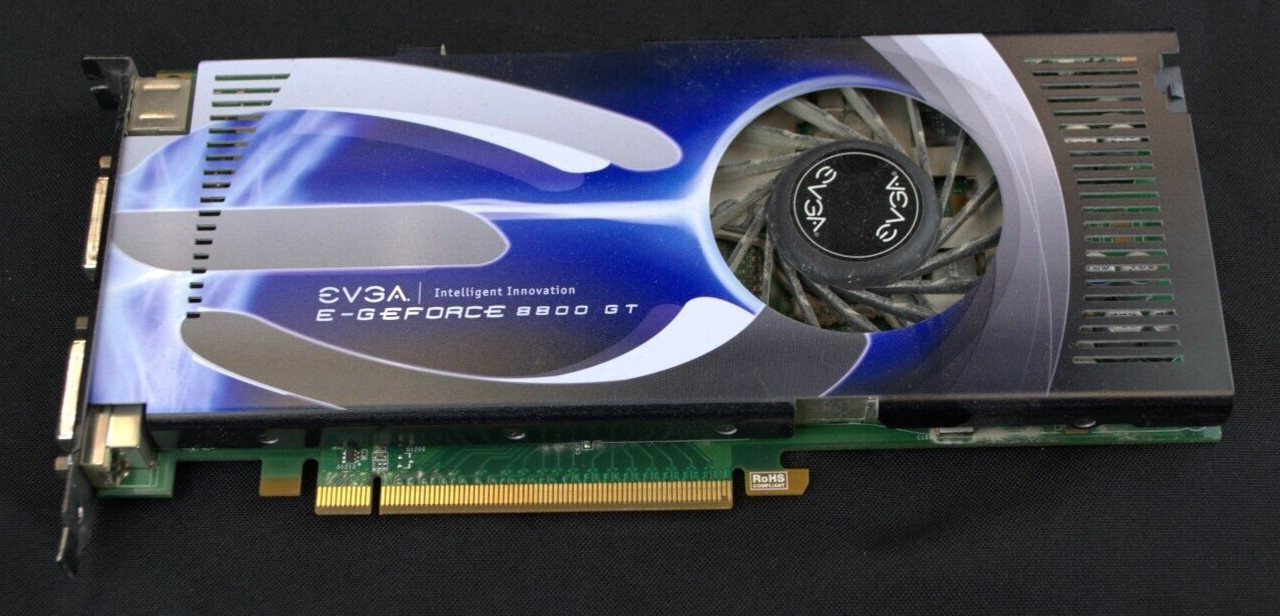 EVGA E-GeForce 8800 GT 512MB DDR3 PCI-E S-Video DVI Graphics Card 512-P3-N802-AR
