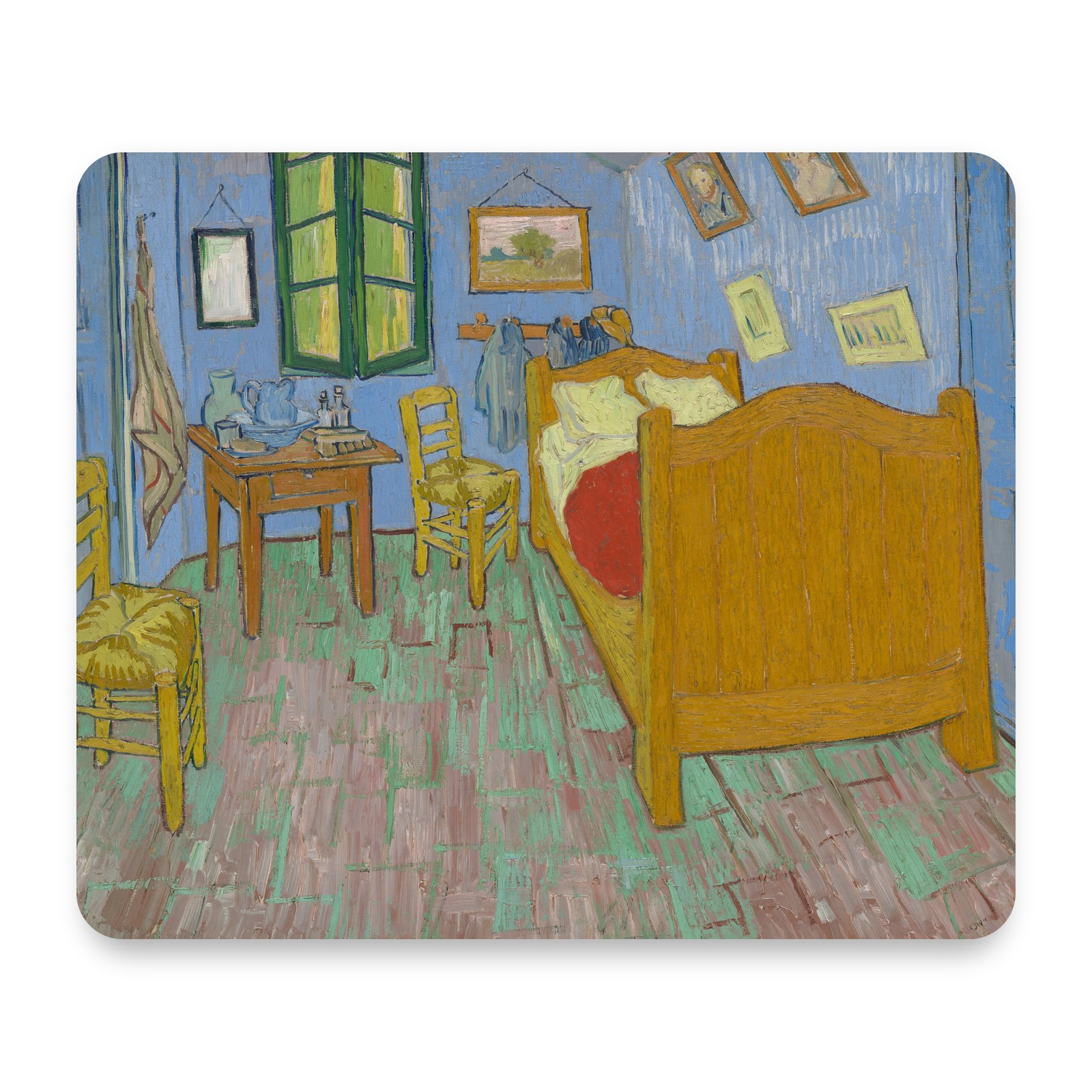 Van Gogh The Bedroom Art Mouse Pad 9.25x7.75 Non-Slip Desk Mat Art Lover Gift