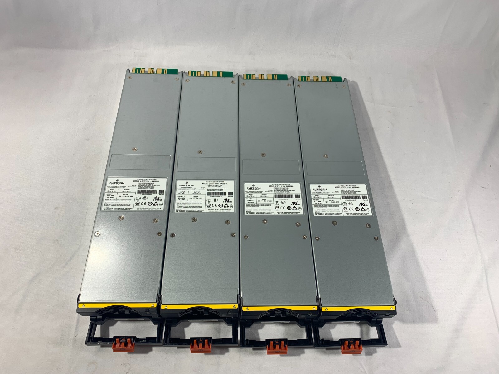 Lot of 4 Emerson Network Power Supply 400W EMC Blower AA26340L YN08F 071-000-543