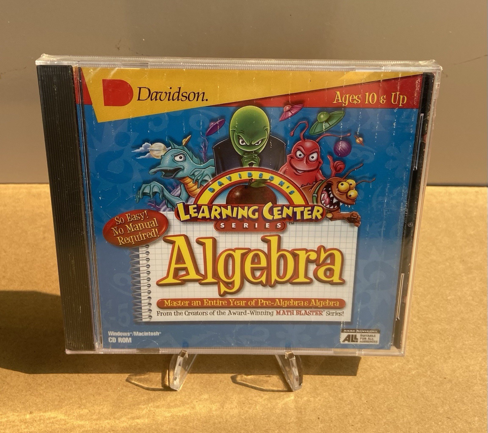 Davidson's Learning Center Series: Algebra CD-ROM - Sealed