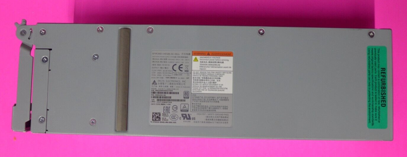 Genuine Dell SC4020 580W Power Supply TDPS-580AB Y5W2H