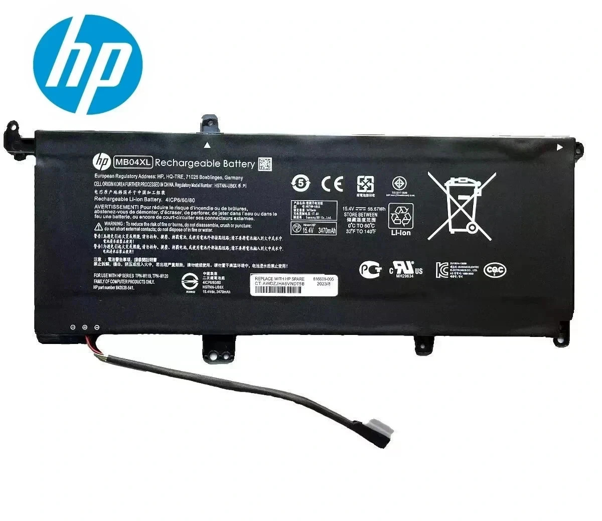 New Genuine MB04XL Battery For HP ENVY X360 M6-AQ103DX 15-AQ 15-AR 844204-855 US