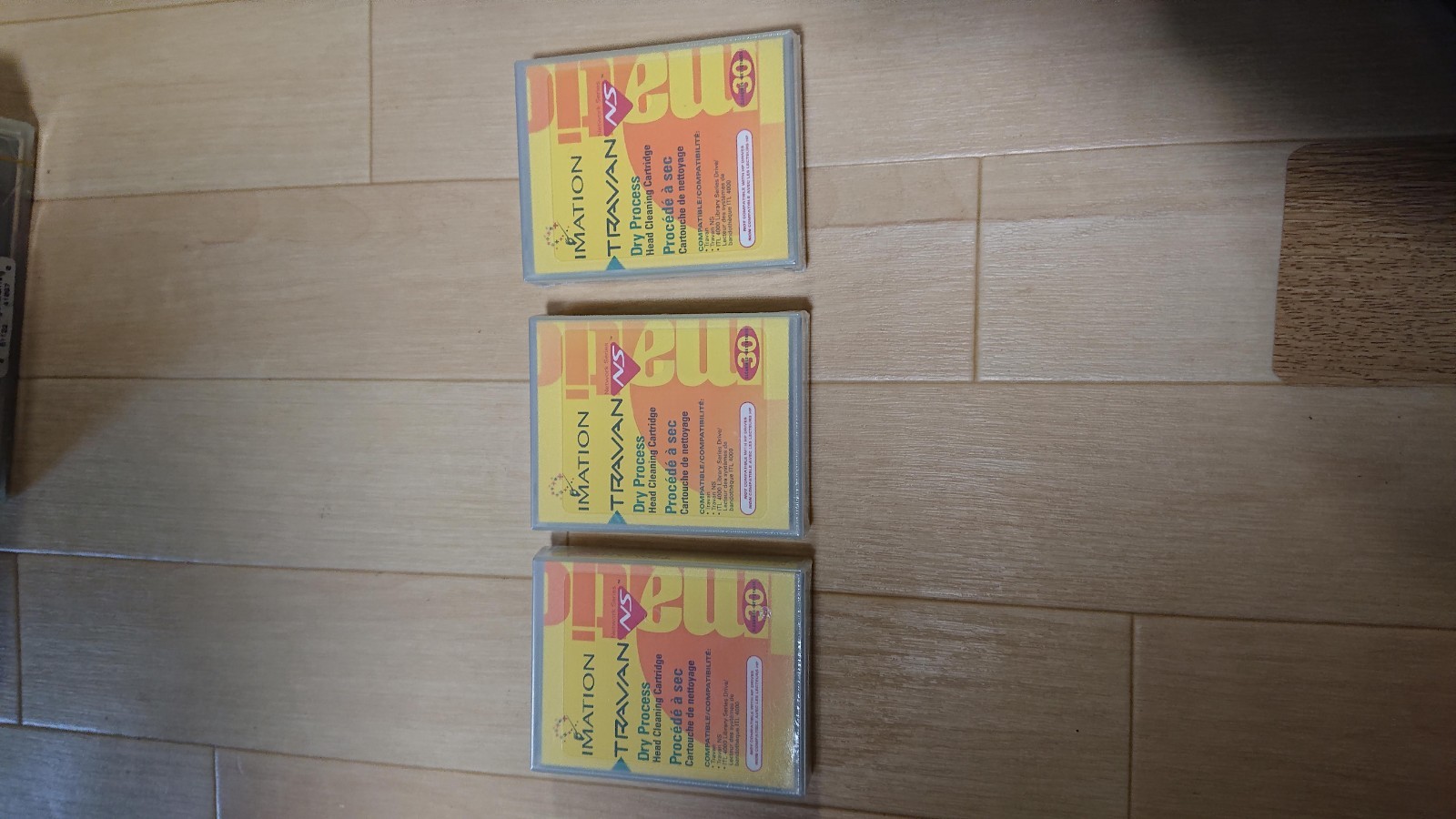 Imation Travan Dry Process Cleaning Cartridge  Sealed