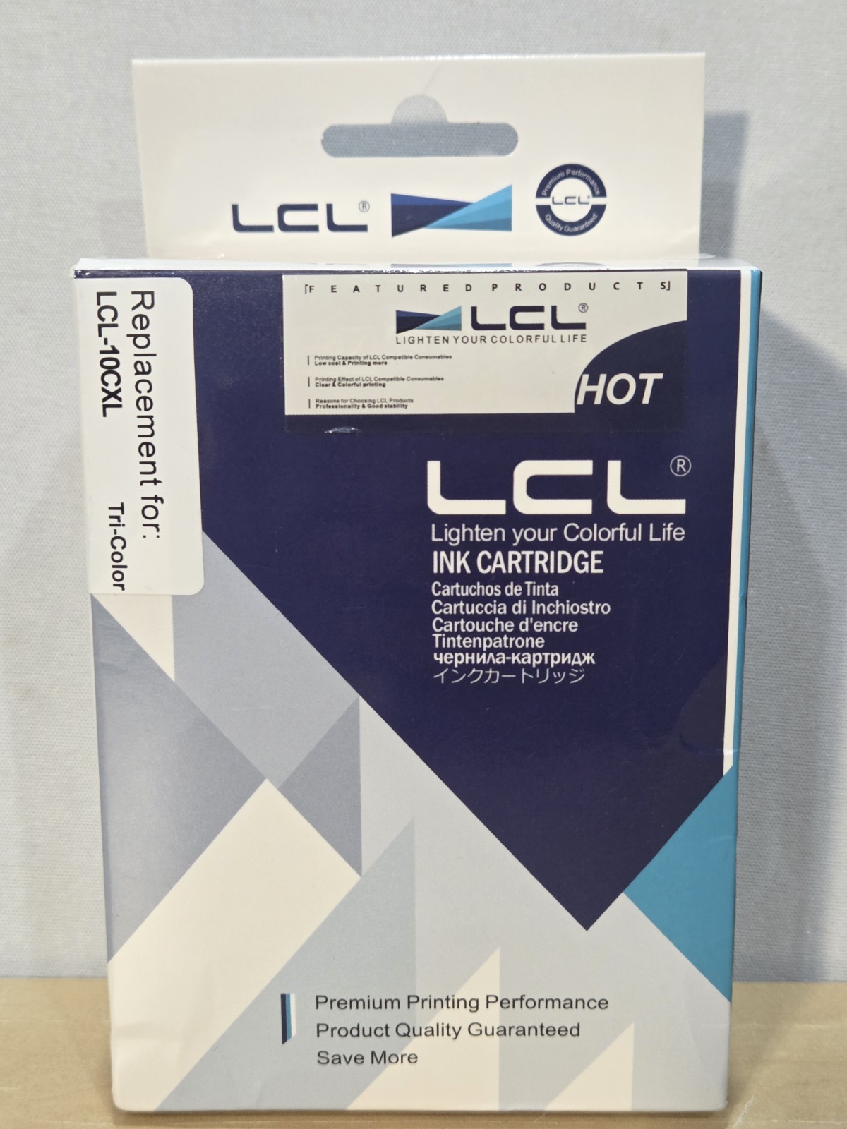 LCL 10C 10B XL 10 Ink Cartridges LCL-10B XL LCL-10C Color Black New Sealed