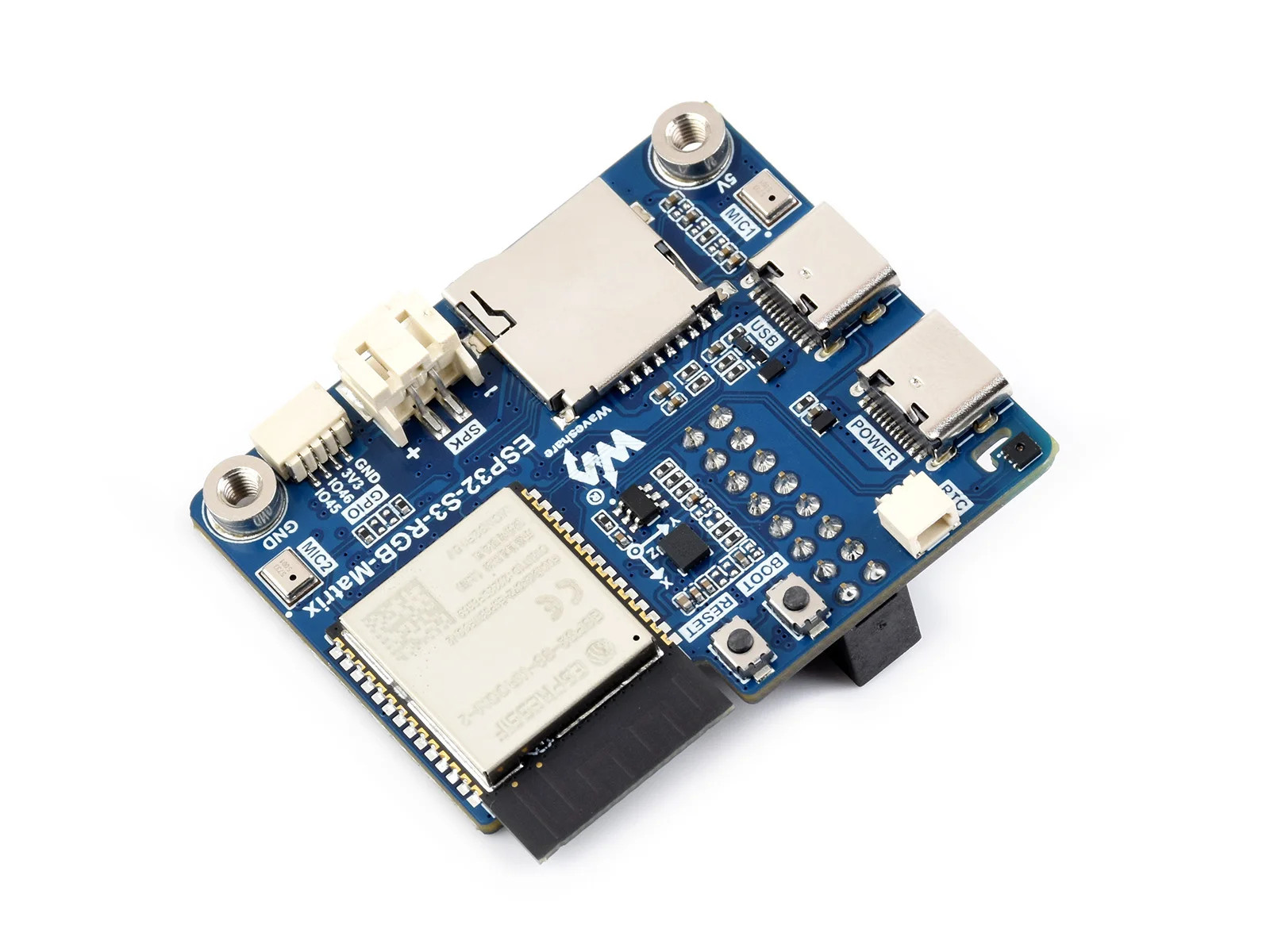 Waveshare ESP32-S3 RGB Matrix Driver Board Dual Mic WiFi Bluetooth HUB75