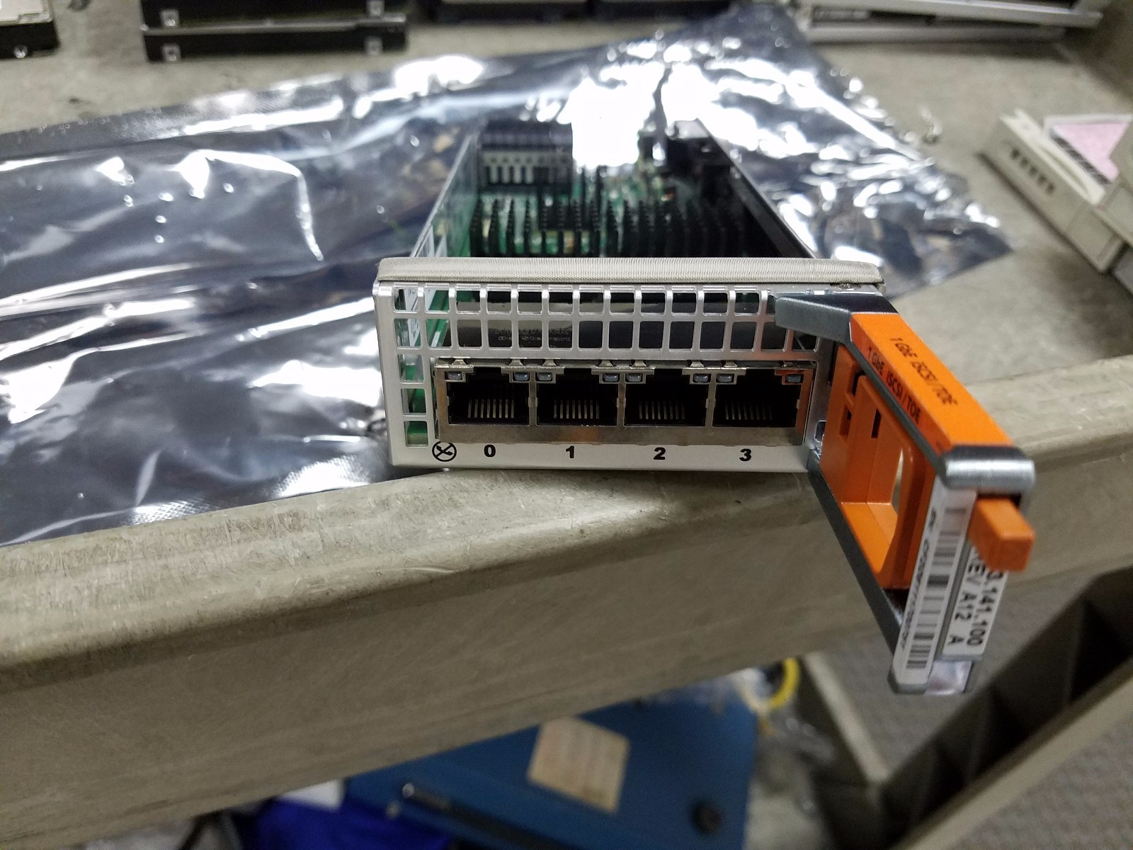 EMS Quad Port 1Gbe iSCSI/TOE 303.141.100 Module