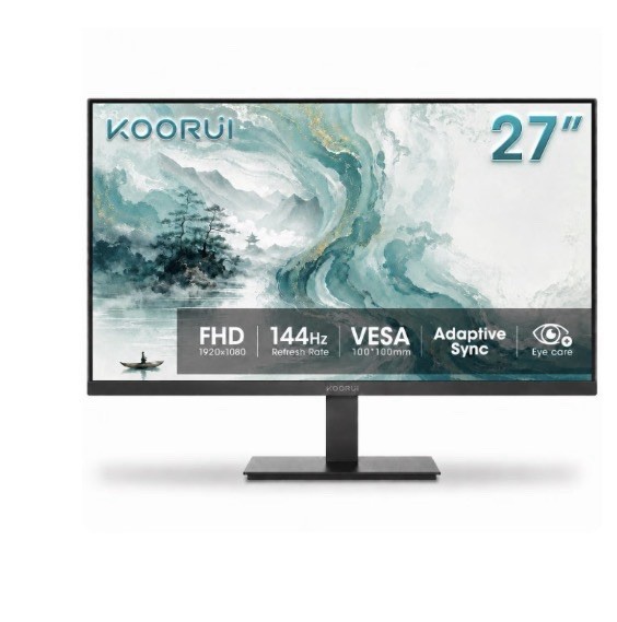 KOORUI E2711K 27-inch IPS FHD 144Hz Monitor] 1920×1080, 5ms GTG, 99%