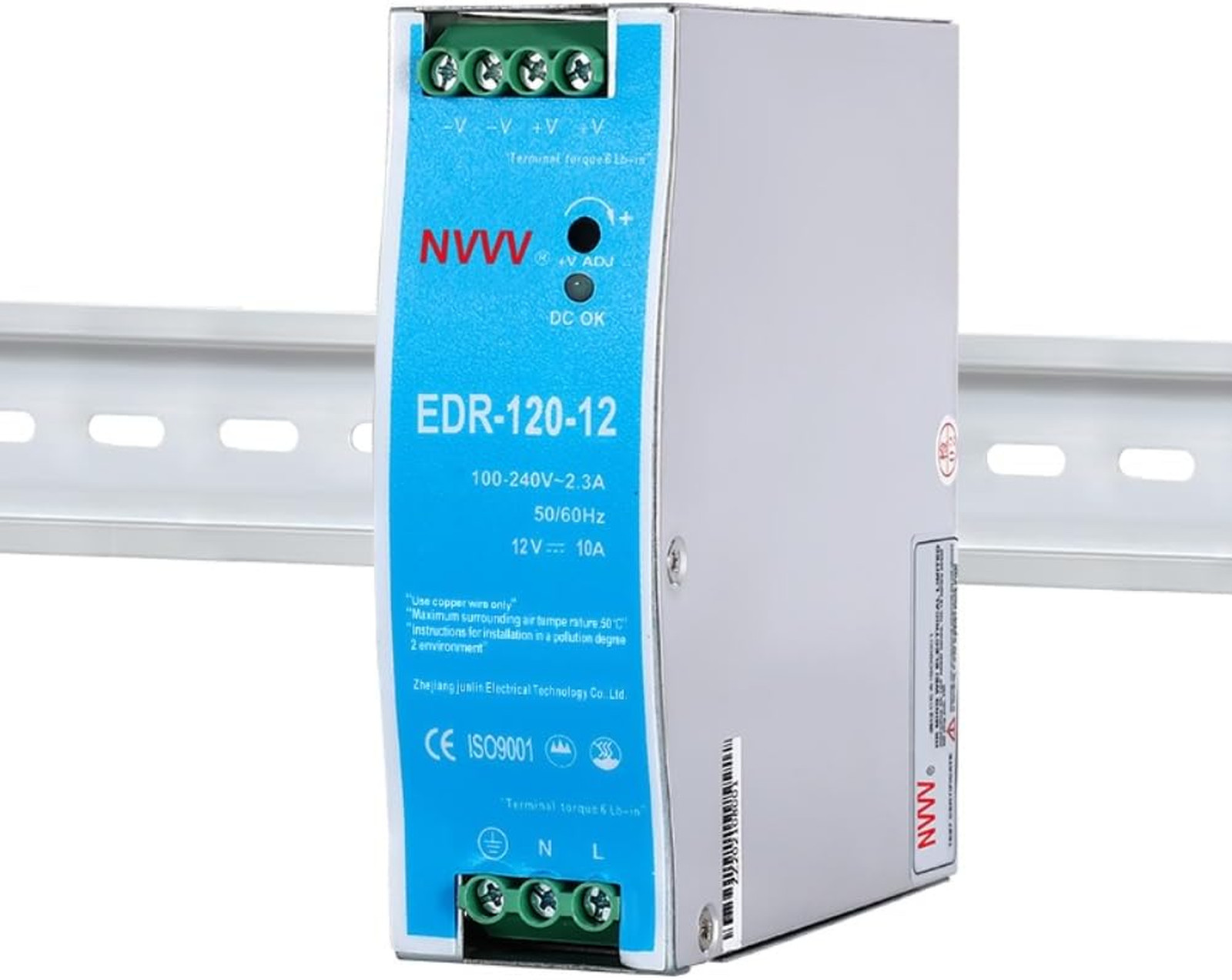 Industrial Power Supply Din Rail 12v 10a 120w Edr-120-12 12vdc 120w