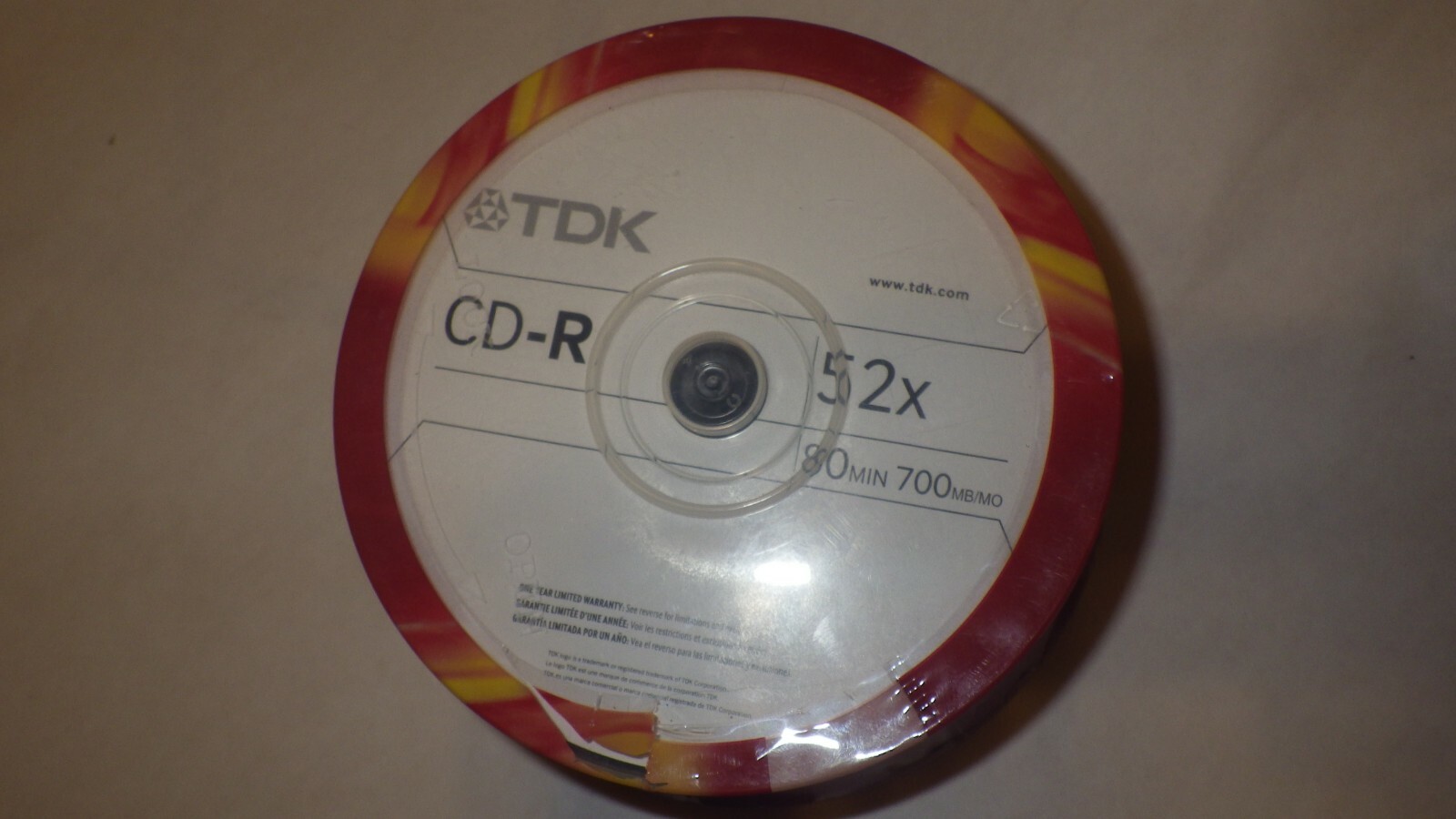 New 30-Pack TDK  CD-R Recordable Disks 80Min 700MB 52X Spindle-Pack Sealed