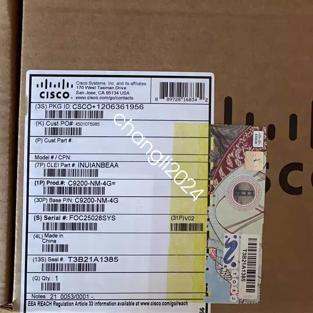 NEW CISCO C9200-NM-4G= Optical expansion card C9200-NM-4G UPS transportation