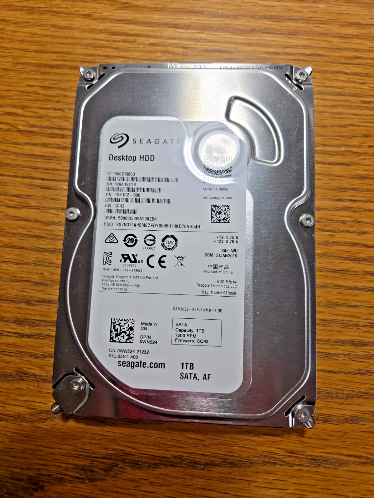 Seagate BarraCuda 1TB 7200RPM SATA 3.5" Desktop Hard Drive ST1000DM003 Tested