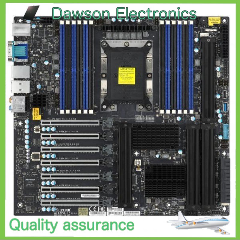 X11SPA-TF Supermicro Motherboard LGA2011 128GB LGA 3647 C621 E-ATX Enhanced