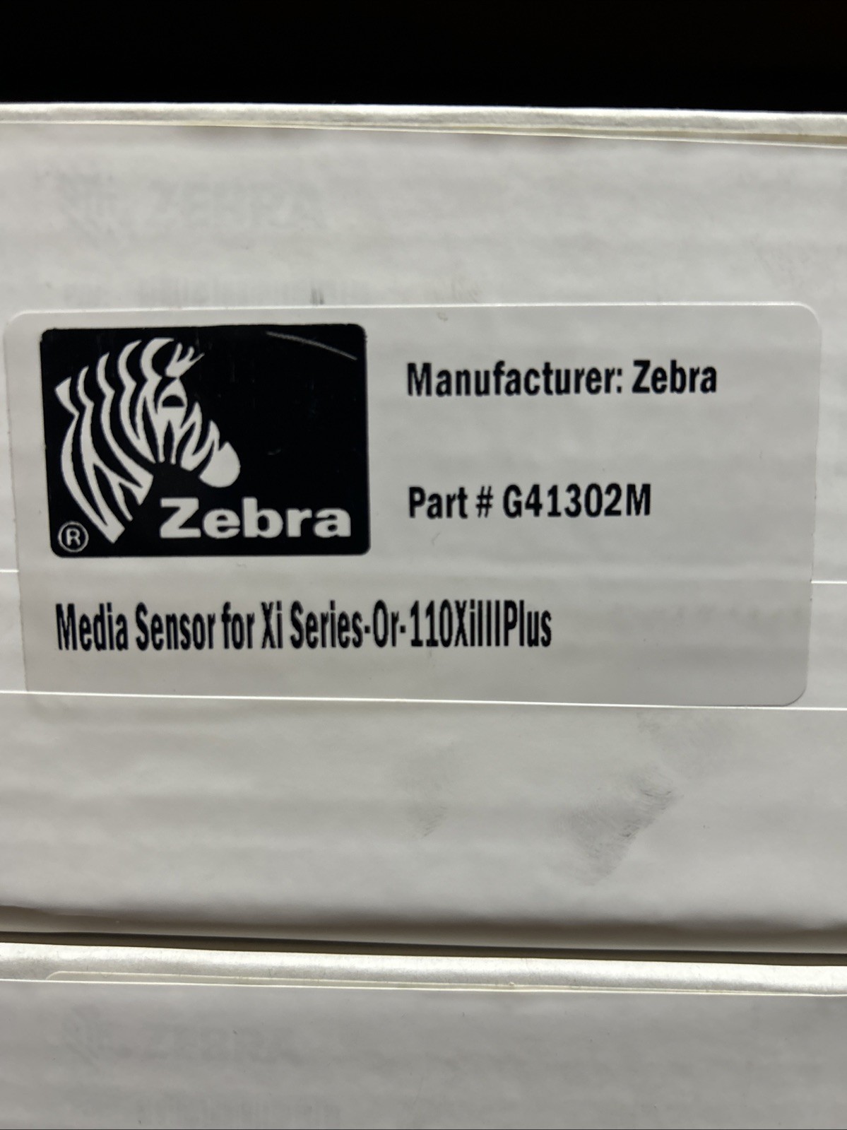 Zebra Media Sensor for XI Series Or 110 XI3 Plus G41302 New Original Equipment
