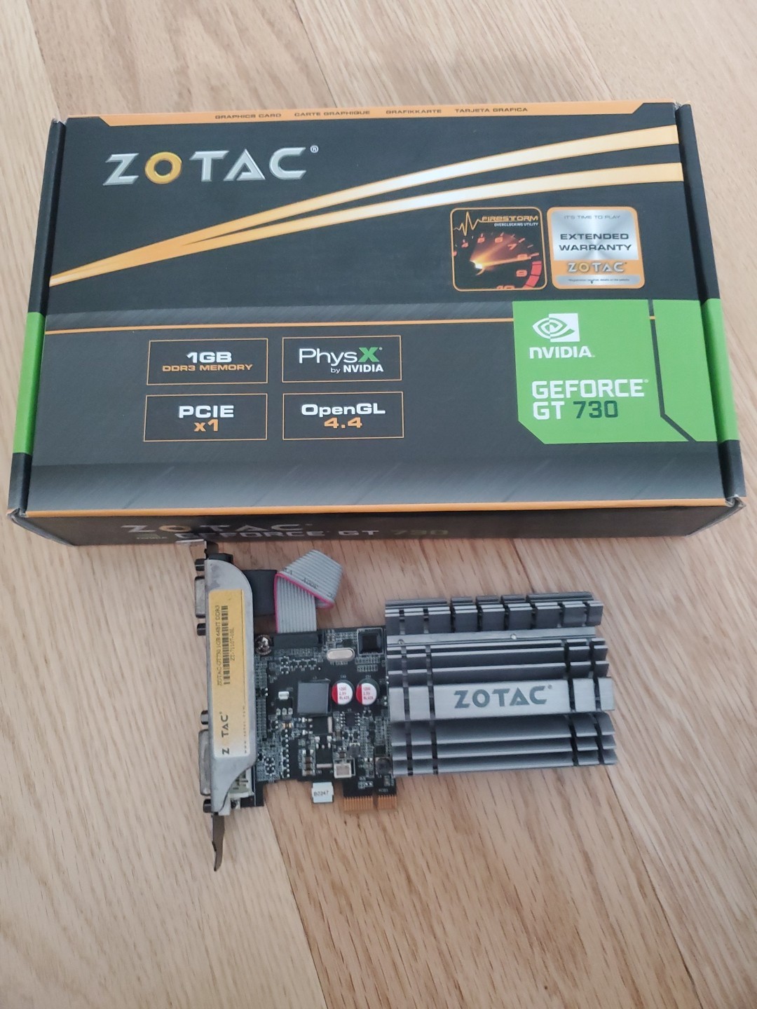 Zotac GeForce GT730 PCI-E EXPRESS 1GB Graphics Card Zt-71107-10l