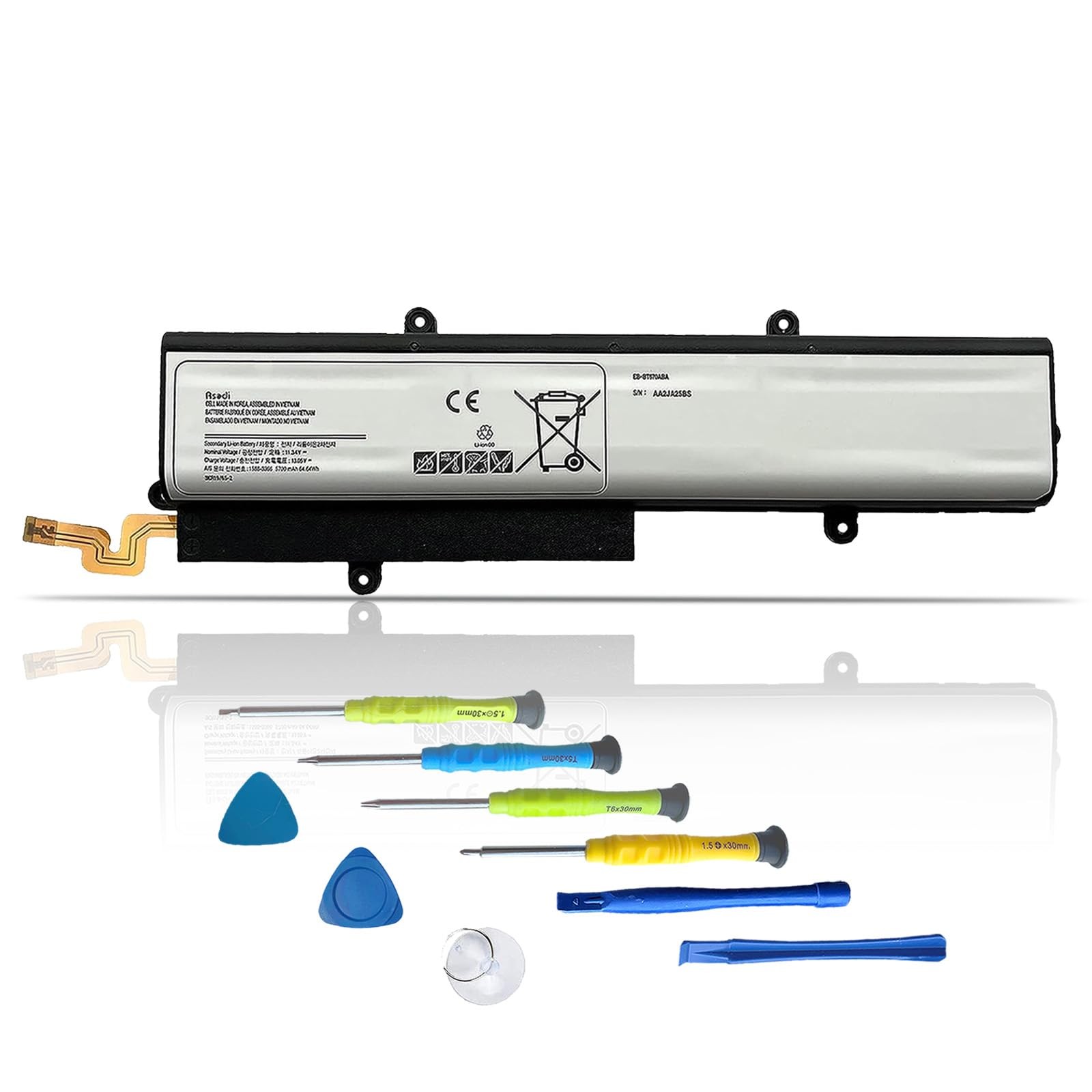 Asodi Eb-Bt670Aba Eb-Bt670Abe Laptop Battery Compatible Samsung Galaxy View