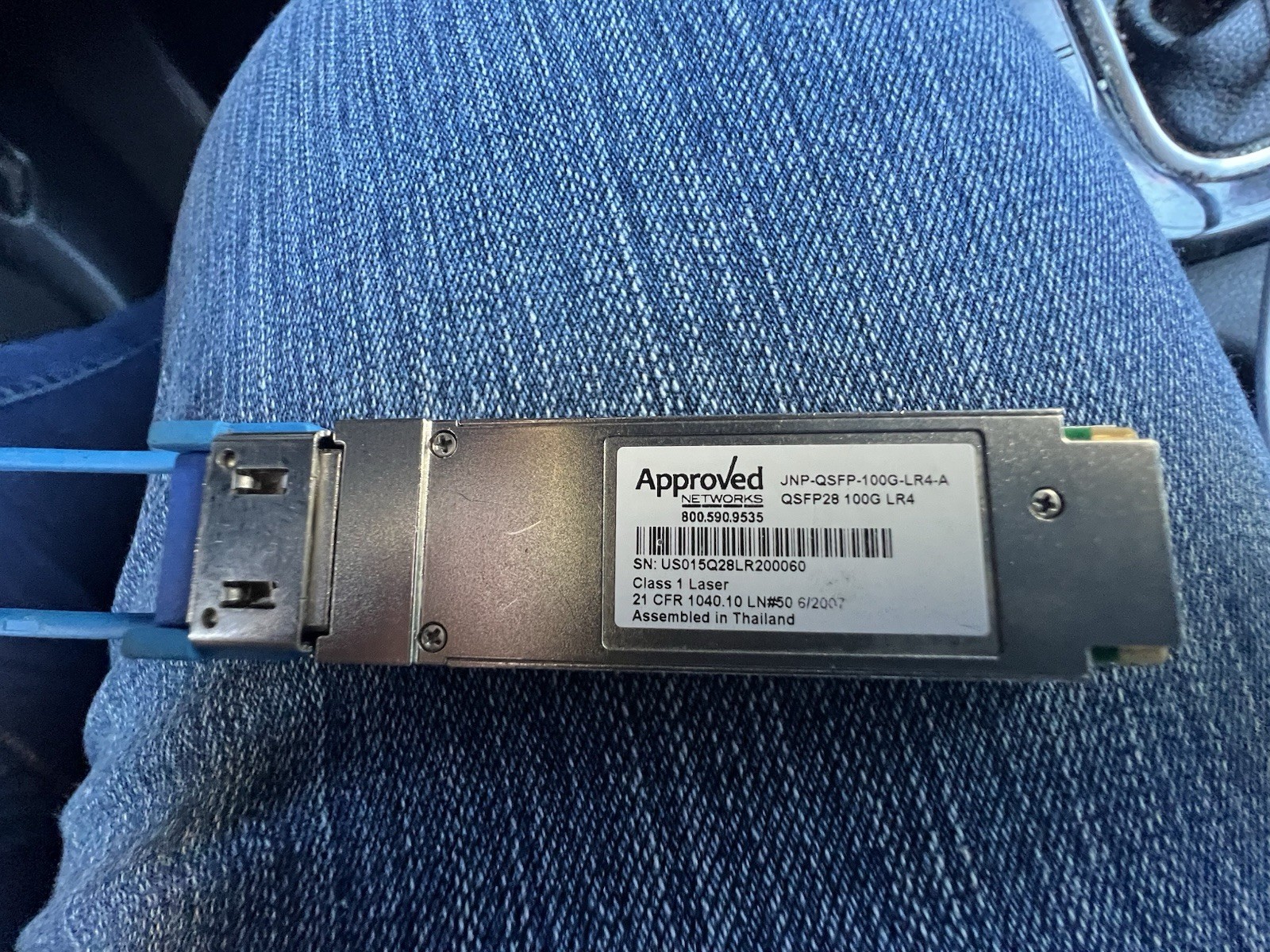 Approved Networks JNP-QSFP-100G-LR4-A 100Gbase-LR4 QSFP28 Transceiver BRAND NEW
