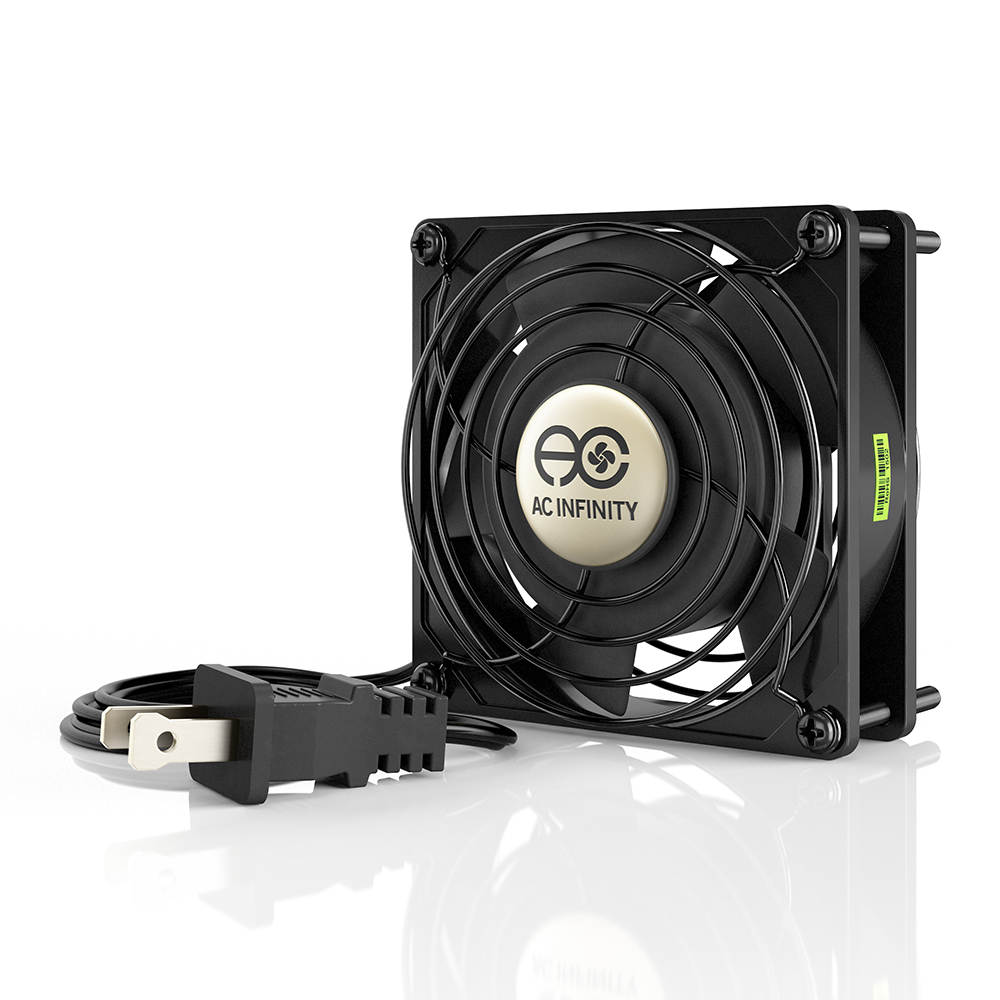 92mm 25mm Cooling Muffin Fan 100-120V AC Ball Bearing HIGH SPEED 4" (HS9225A-X)