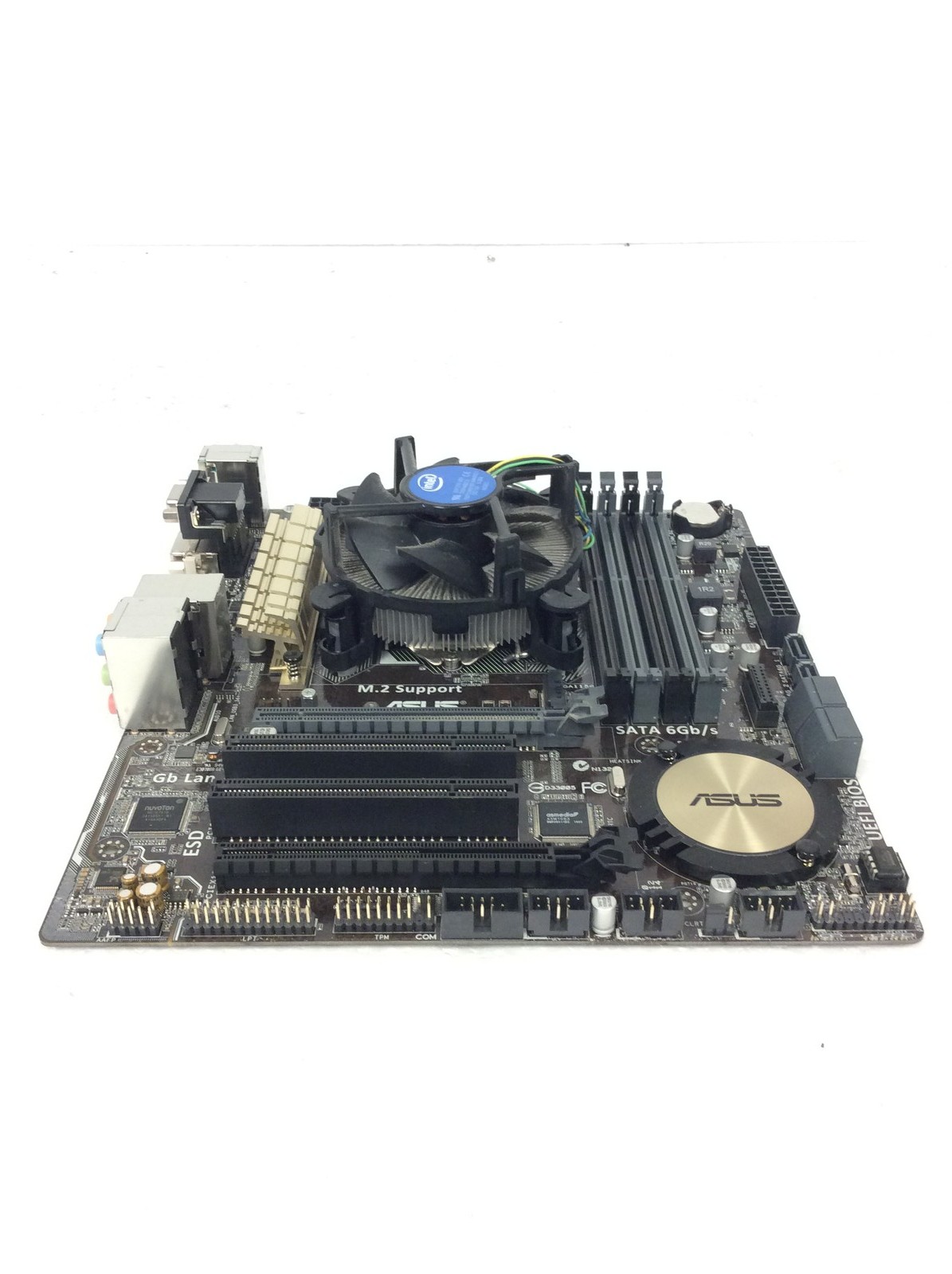 Asus H97M-PLUS LGA1150 DDR3 Intel Motherboard w/ i5-4460 CPU, Supports M.2 HD