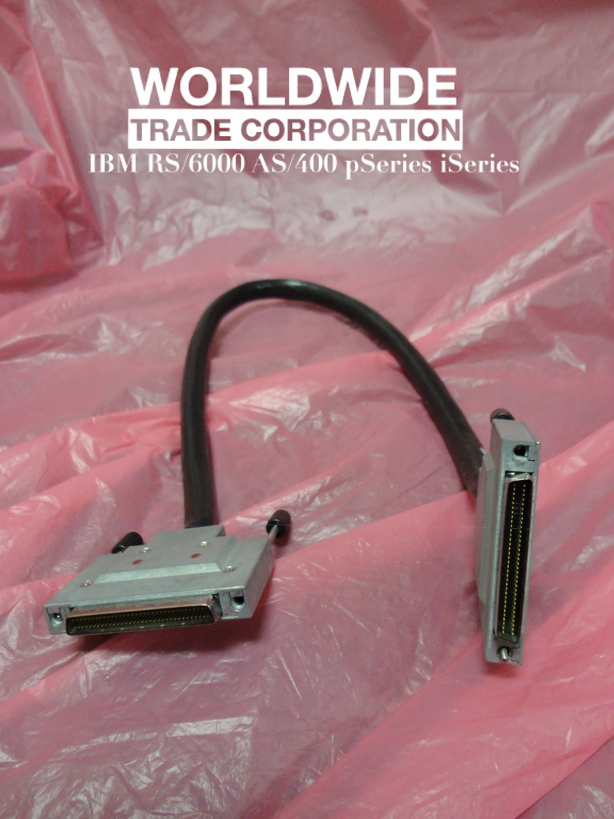 IBM 67G1259 2901 SCSI Cable: Differential SCSI 0.6m (2.0-ft) 16 Bit for Array