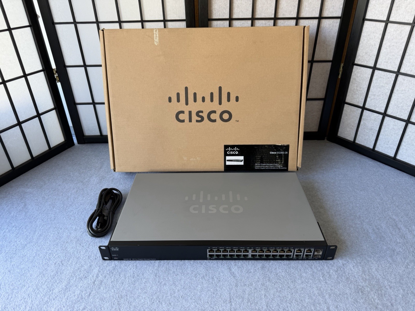 Cisco SG300-28 28-Port Gigabit Managed Switch SRW2024-K9-NA
