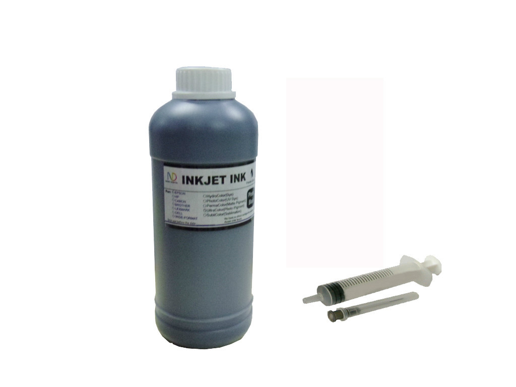 10oz Black Refill ink for HP Canon Brother Lexmark Xerox Cartridge 250ml syringe