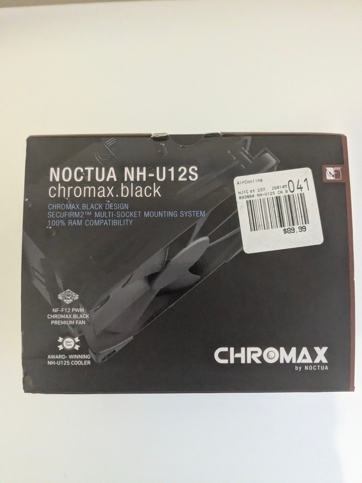 Noctua NH-U12S chromax.black CPU Cooler - New in Box