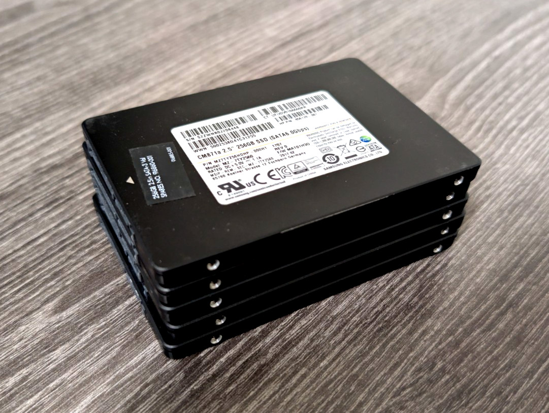 LOT of 5 Samsung CM871a MZ-7TY2560 256GB SATA 6Gb/s 2.5" SSD