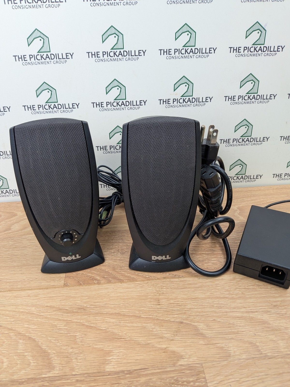 Dell A215 Wired Computer Speakers Black with Power Adapter TESTED