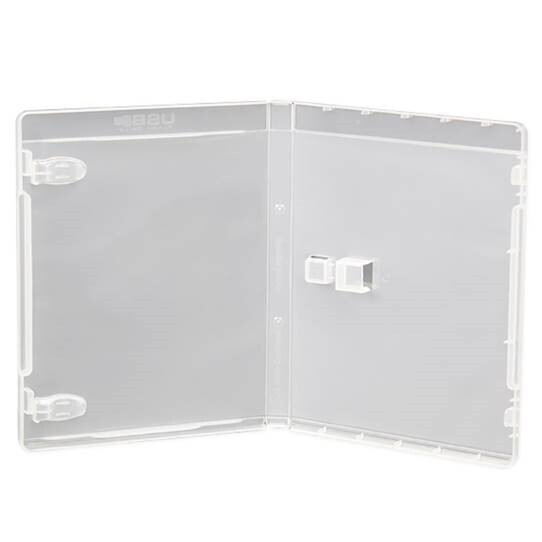 50 x Clear USB Flash Drive Case 14mm HIGH QUALITY Cover with Sleeve Booklet Clip