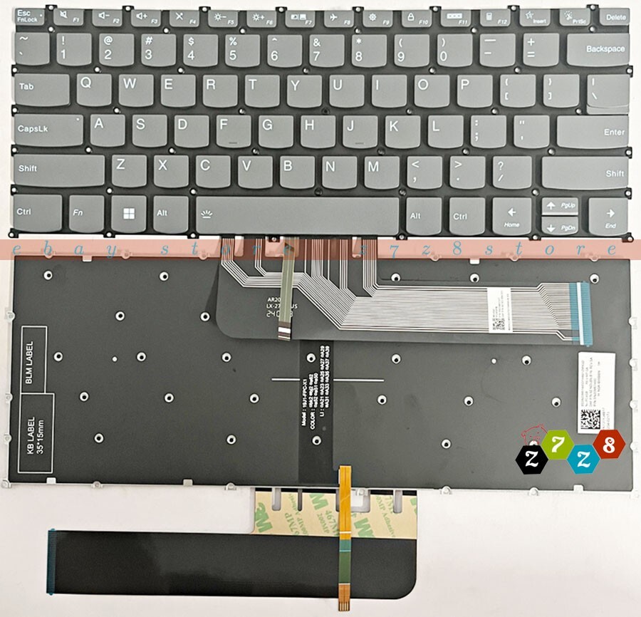 Lenovo IdeaPad 1-14ADA7 1-14ALC7 1-14AMN7 1-14IAU7 1-14IGL7 1-14IJL7 Keyboard