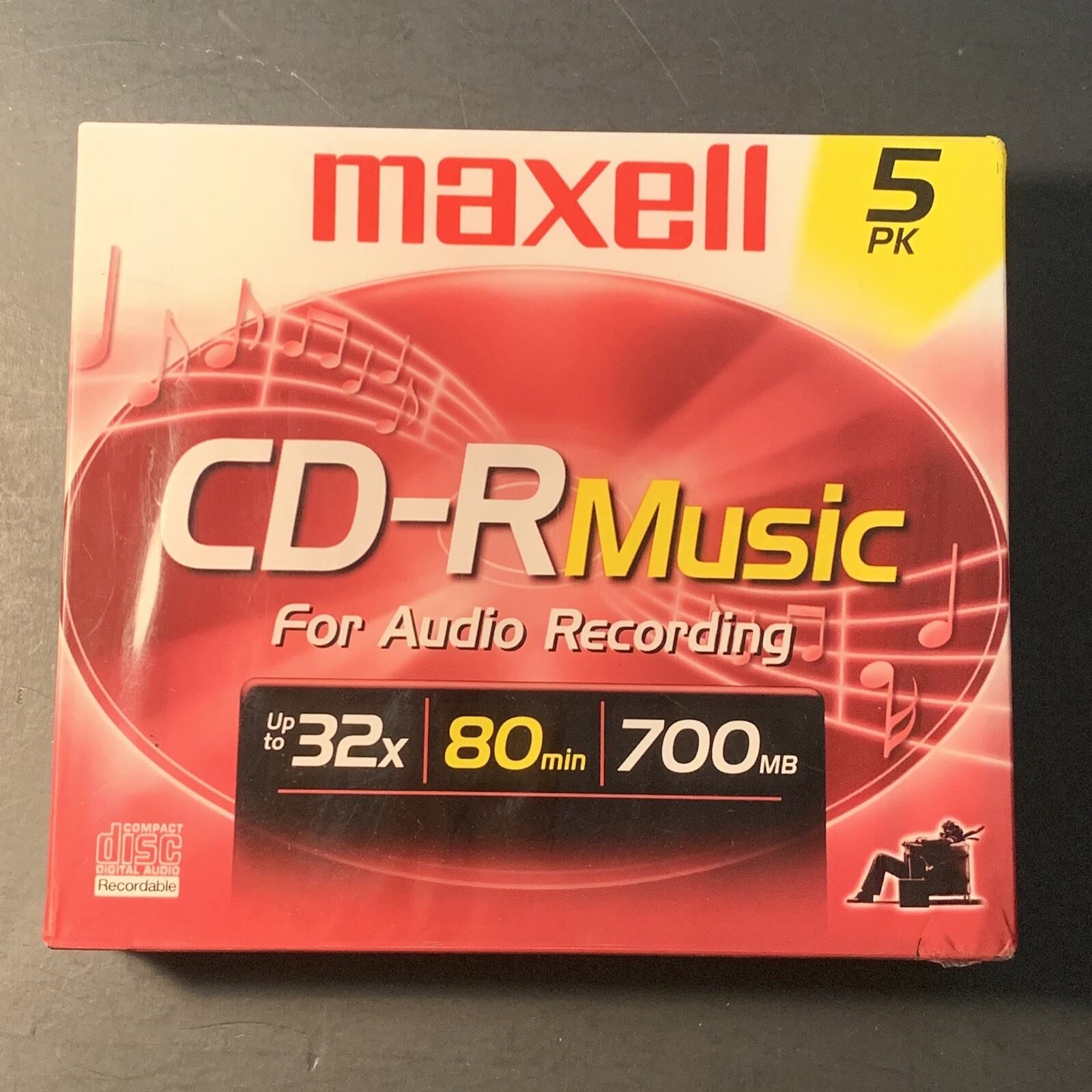 Maxwell 5 pk CD-RMusic / Recordable CDs / Brand New