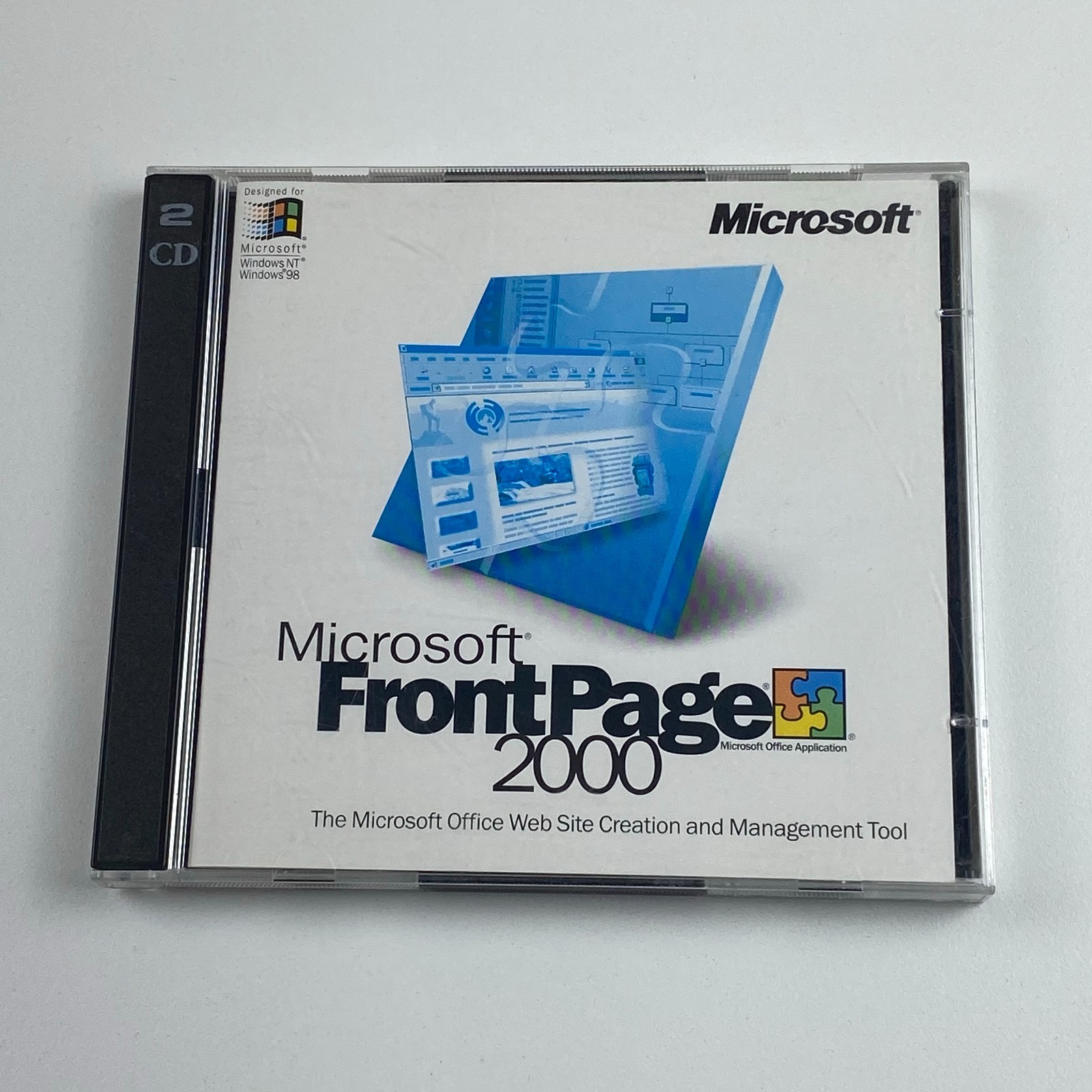 Microsoft Front Page 2000 (CD) for Windows 98 NT | Web Design Tool