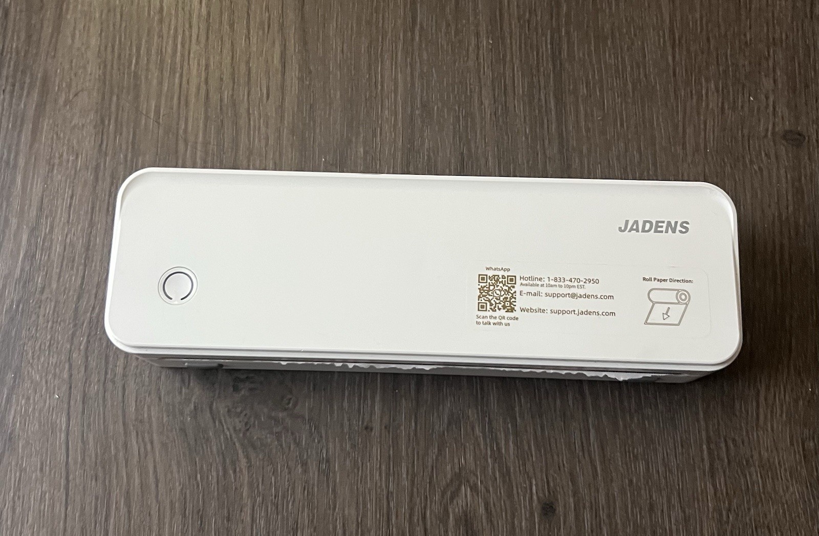 JADENS PD-A4 Portable Wireless Thermal Mobile Printer, A4 Black & White Tested