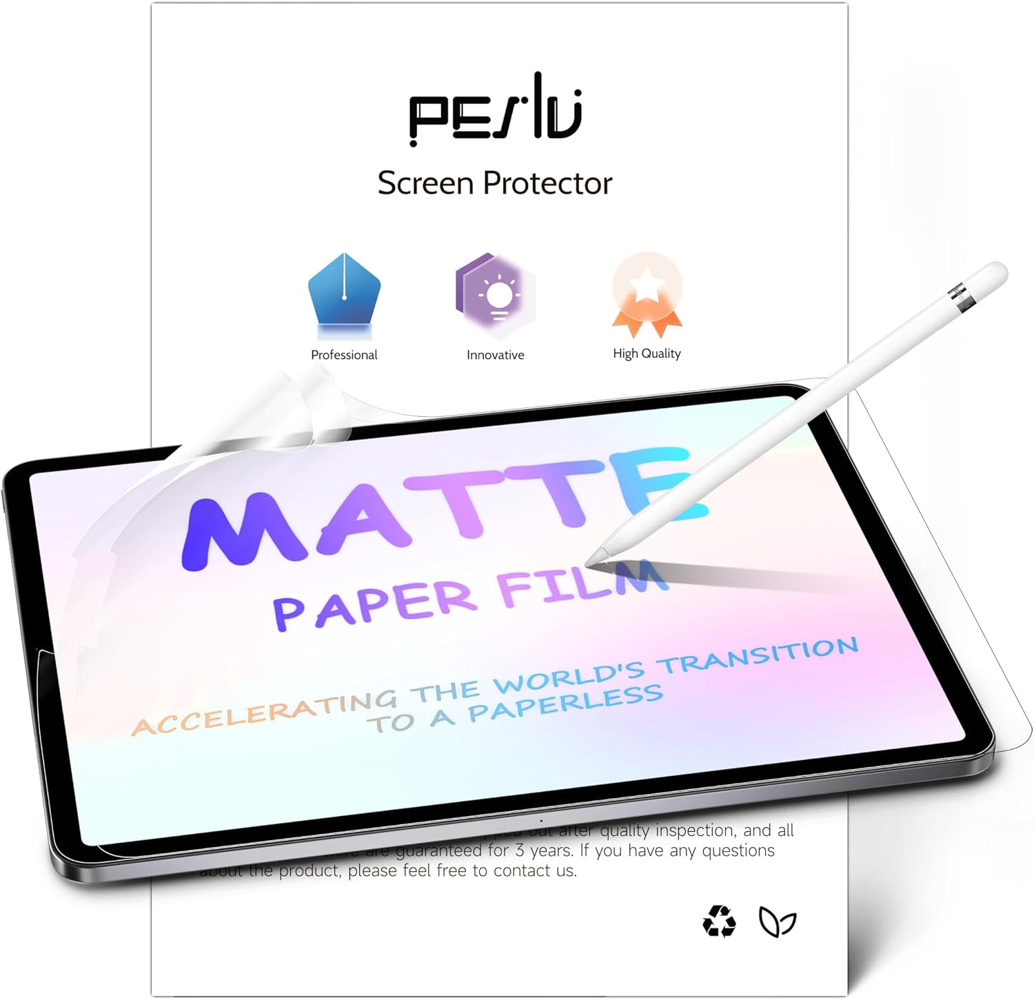2 Pack like Paper Screen Protector for Ipad Air 5Th & Air 4Th (10.9 Inch)/ Ipad