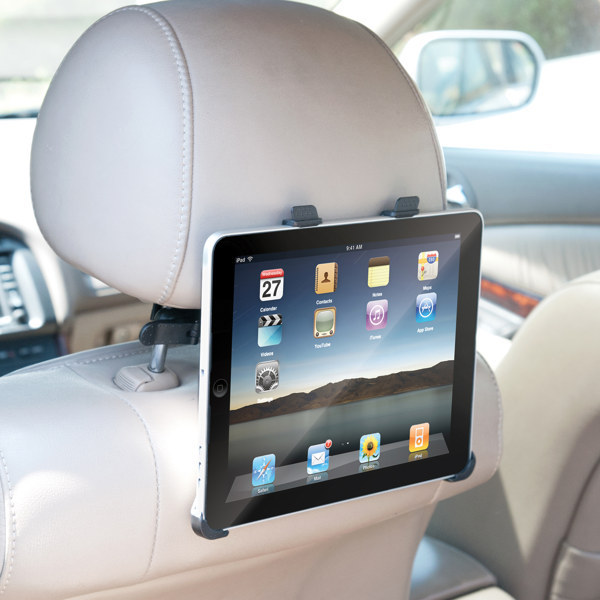 innovative technology Blk. Multi Direction Rotating iPad Car Clip Holder NIB $30