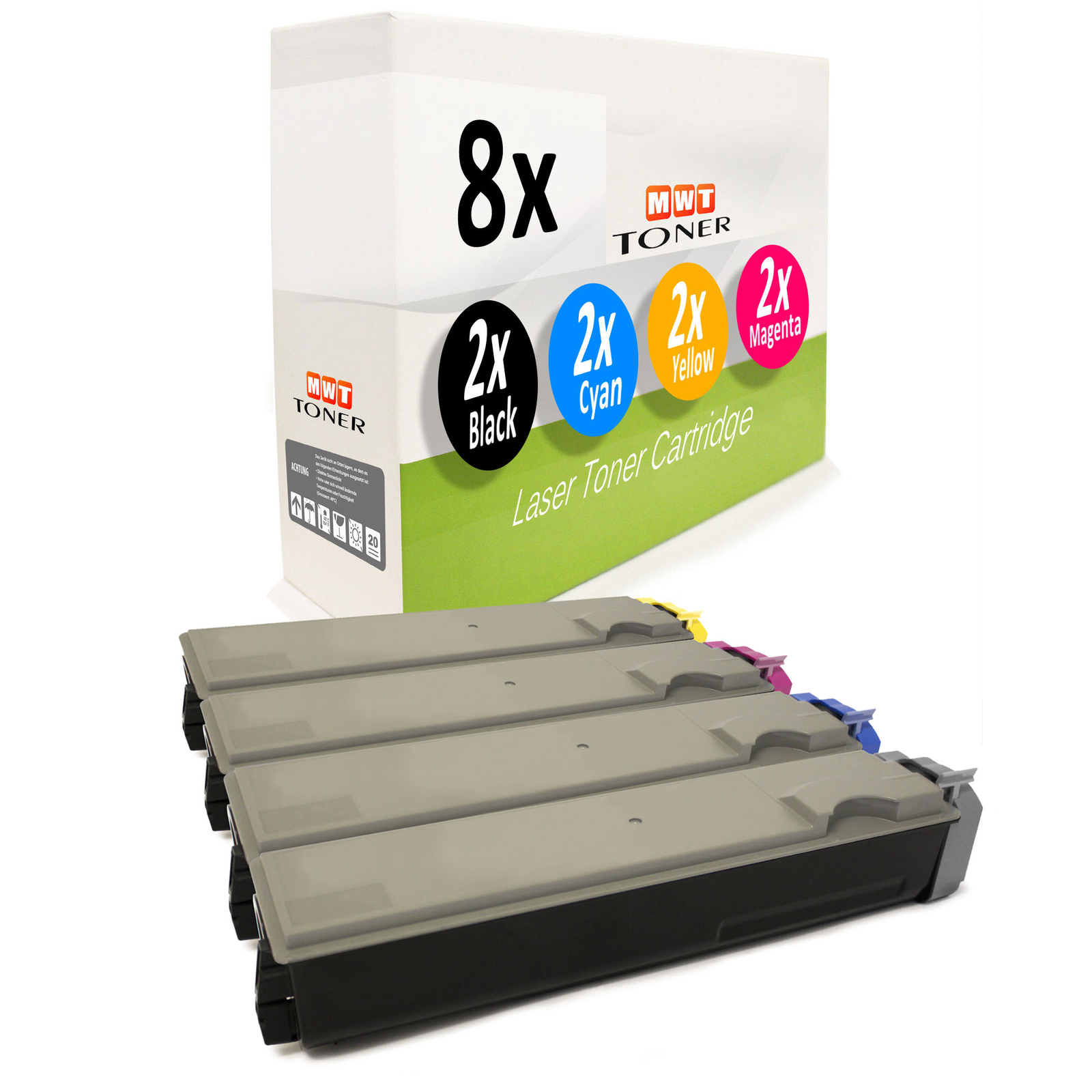 8x Compatible MWT Toner Cartridge for Kyocera FS-C-5020-DN FS-C-5030-DN