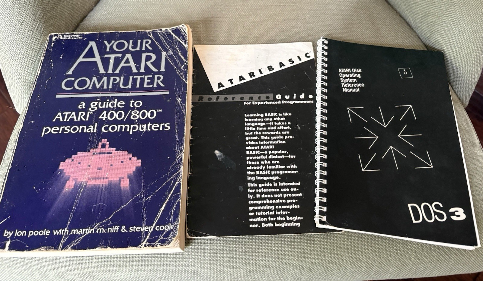 Your ATARI COMPUTER Guide to Atari 400/800 , Atari Basic Guide, DOS 3 Manual