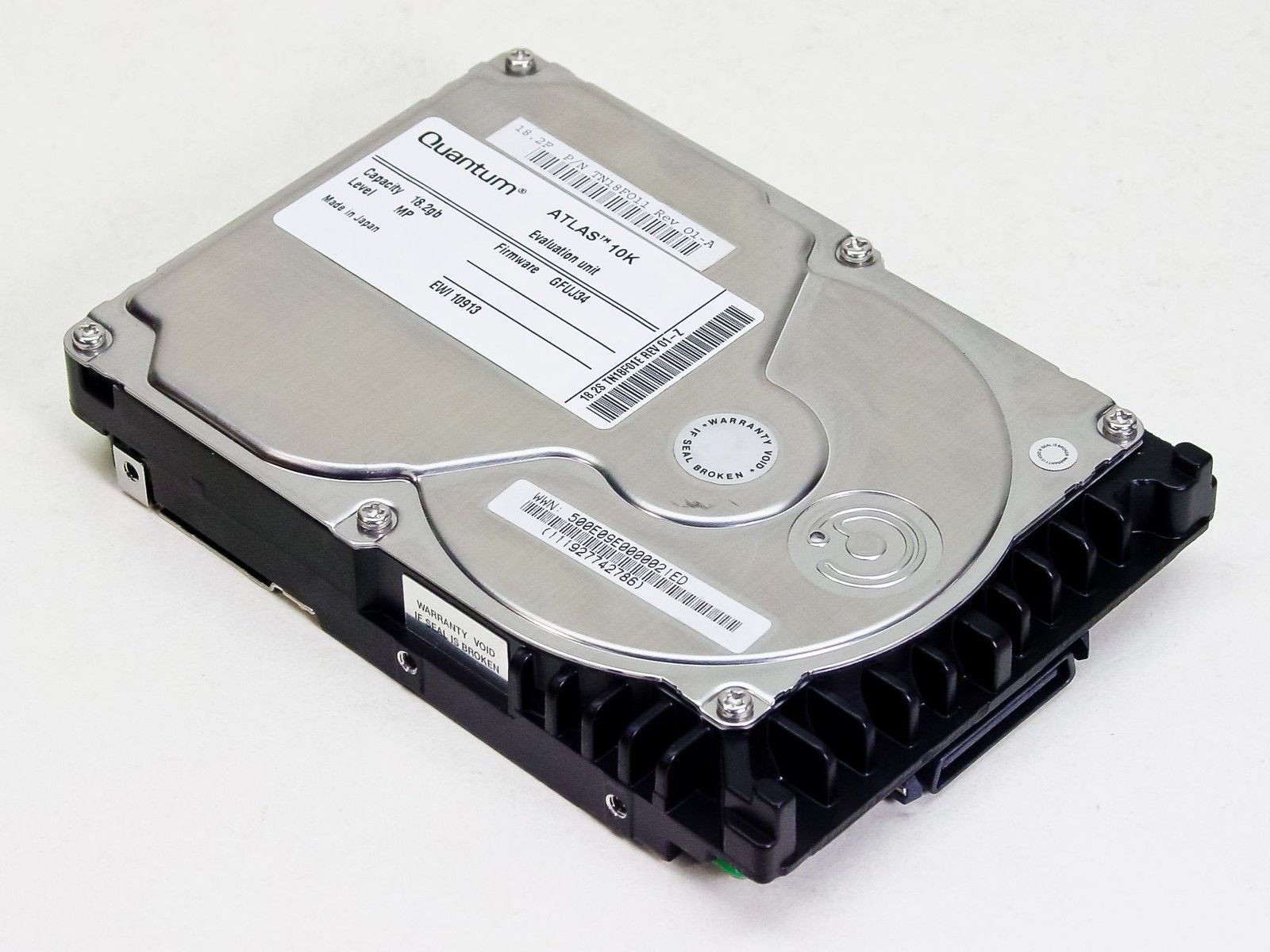 Quantum Atlas 10K TN18F011 18.2GB Fibre Channel SCSI Hard Drive 3.5in HDD