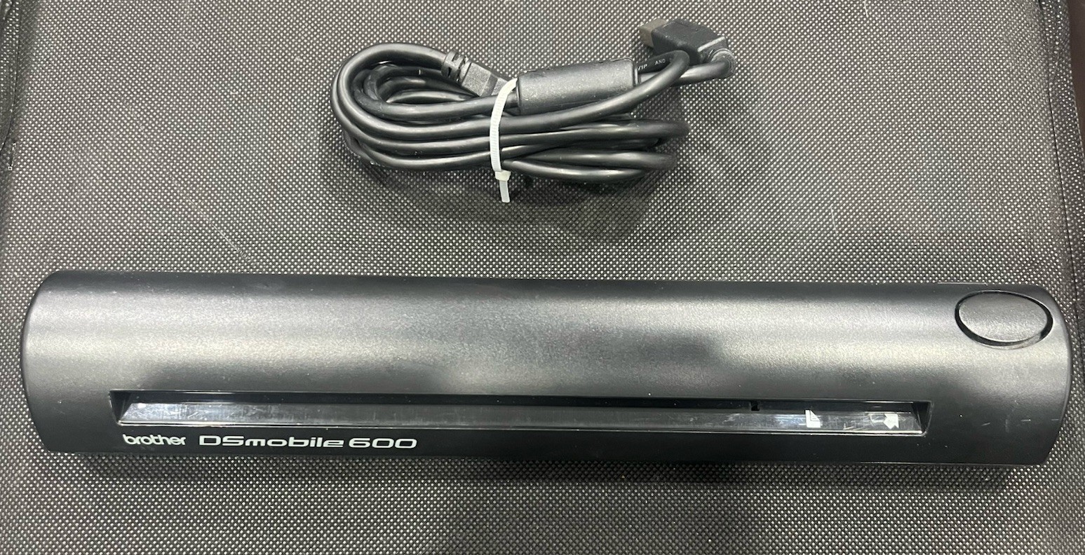 Brother Genuine DSmobile 600 Pass Through Compact Scanner DS600 With USB Cord